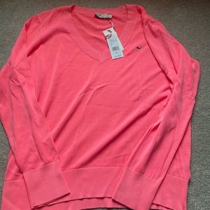NWT vineyard vines cotton v-neck sweater